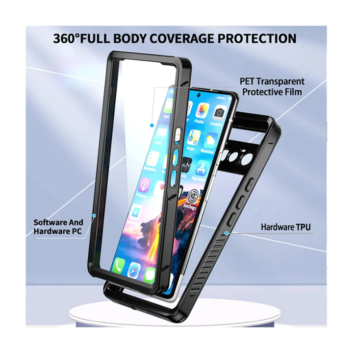 Google Pixel Waterproof Case 6 Pro | Full Covered Armour 1 Swimcore