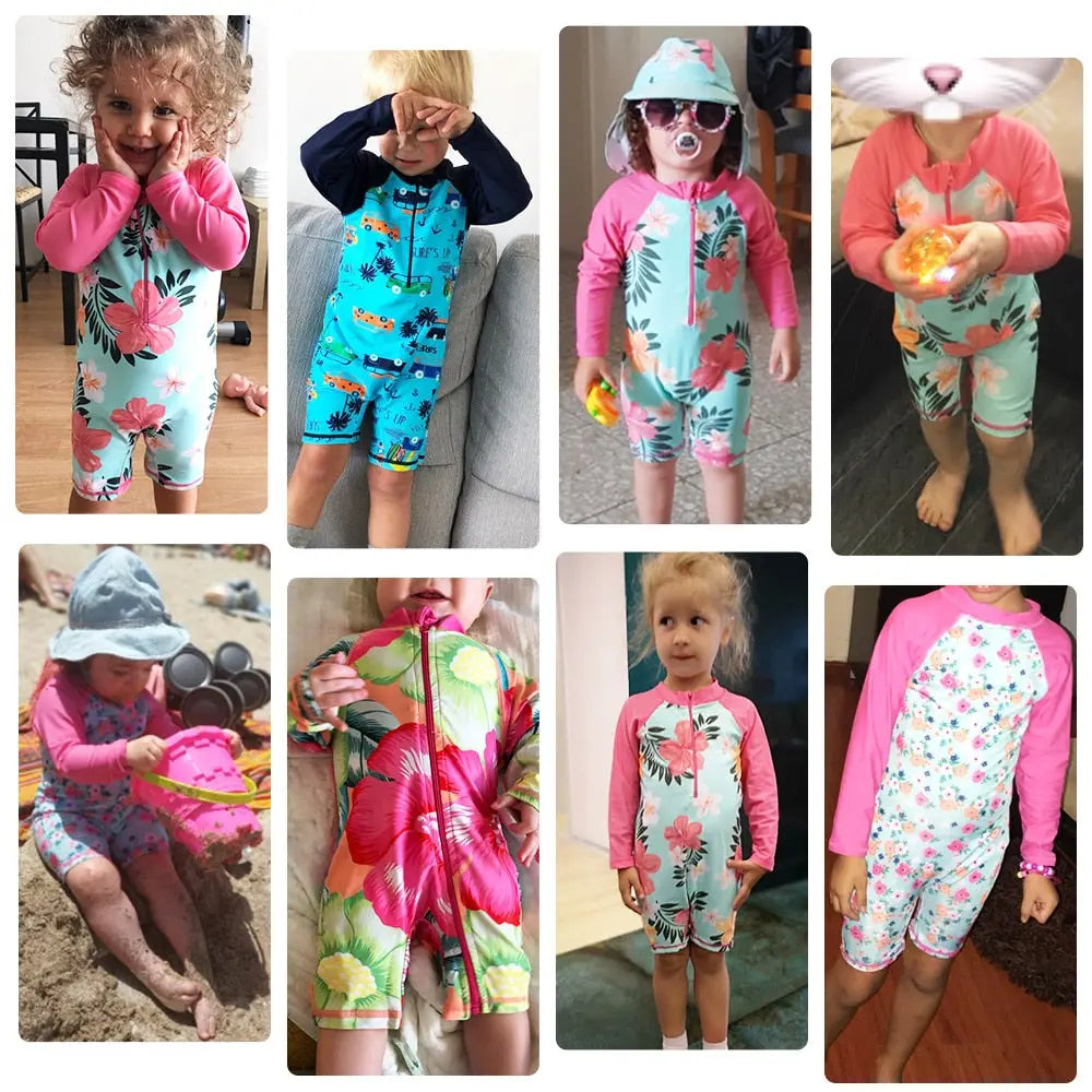 Infant Bathing Suit | 0-6 yo Kids Baby Swimwear Swimcore