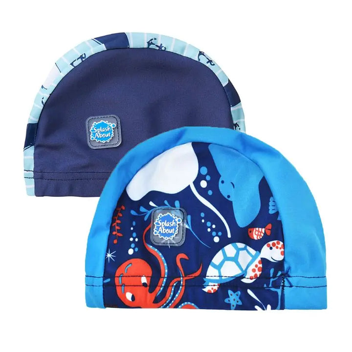 Kids Swim Hats Designs Little Ducks &amp; More | Double Pack Swimcore