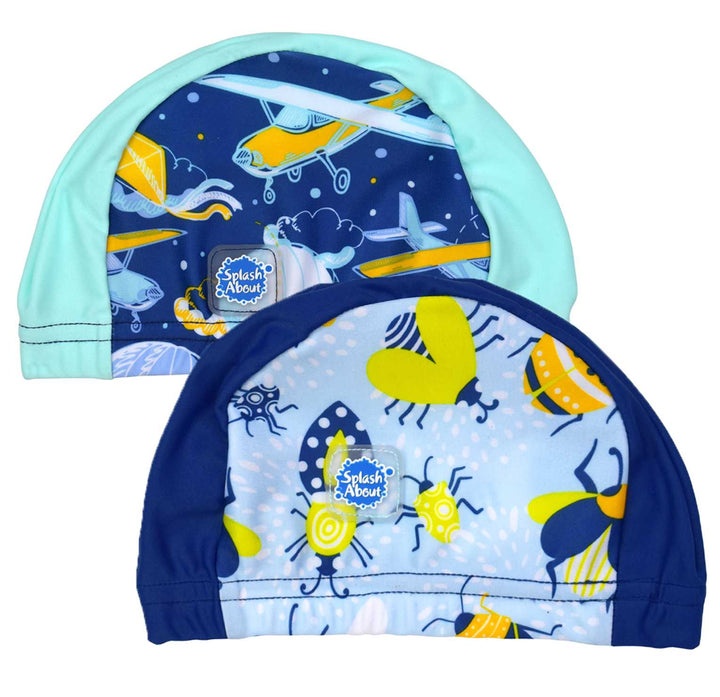 Kids Swim Hats Designs Little Ducks &amp; More | Double Pack Swimcore