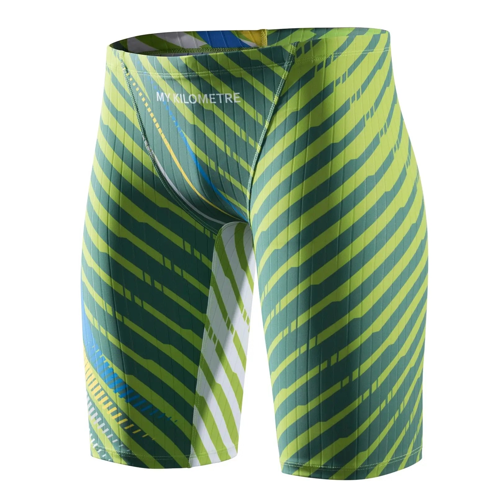 Men Swim Jammers Endurance Solid Stripes Swimwear Swimcore