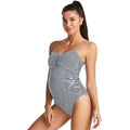 Maternity Swimsuit One-Piece | Zebra Black White Swimcore
