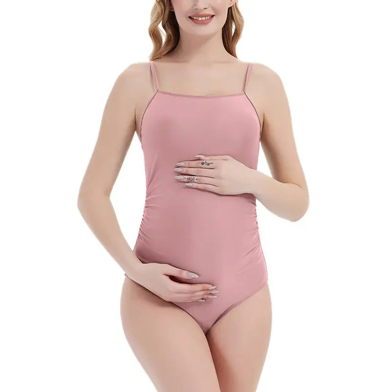 Maternity Swimwear | One-piece  Ruched Side Swimming Suit Swimcore