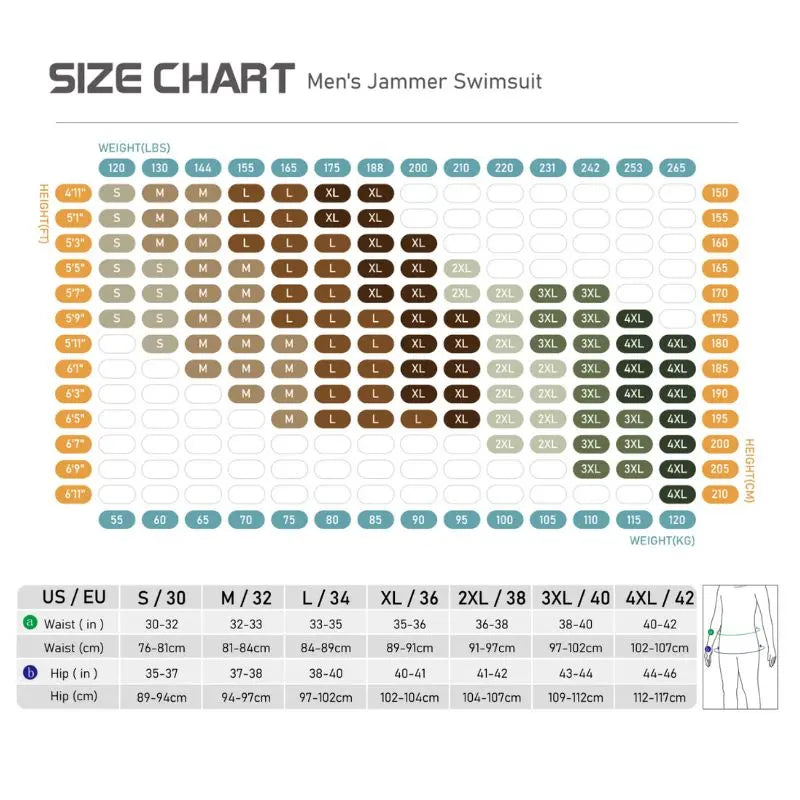 Men Jammers Swimwear | Training Swimwear Athletic Swimming Swimcore