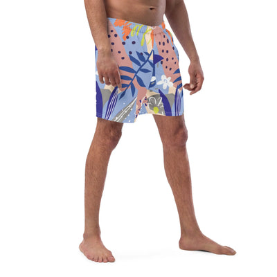 Men Swim Trunks Design | Flowers Design Swimsuit Swimcore