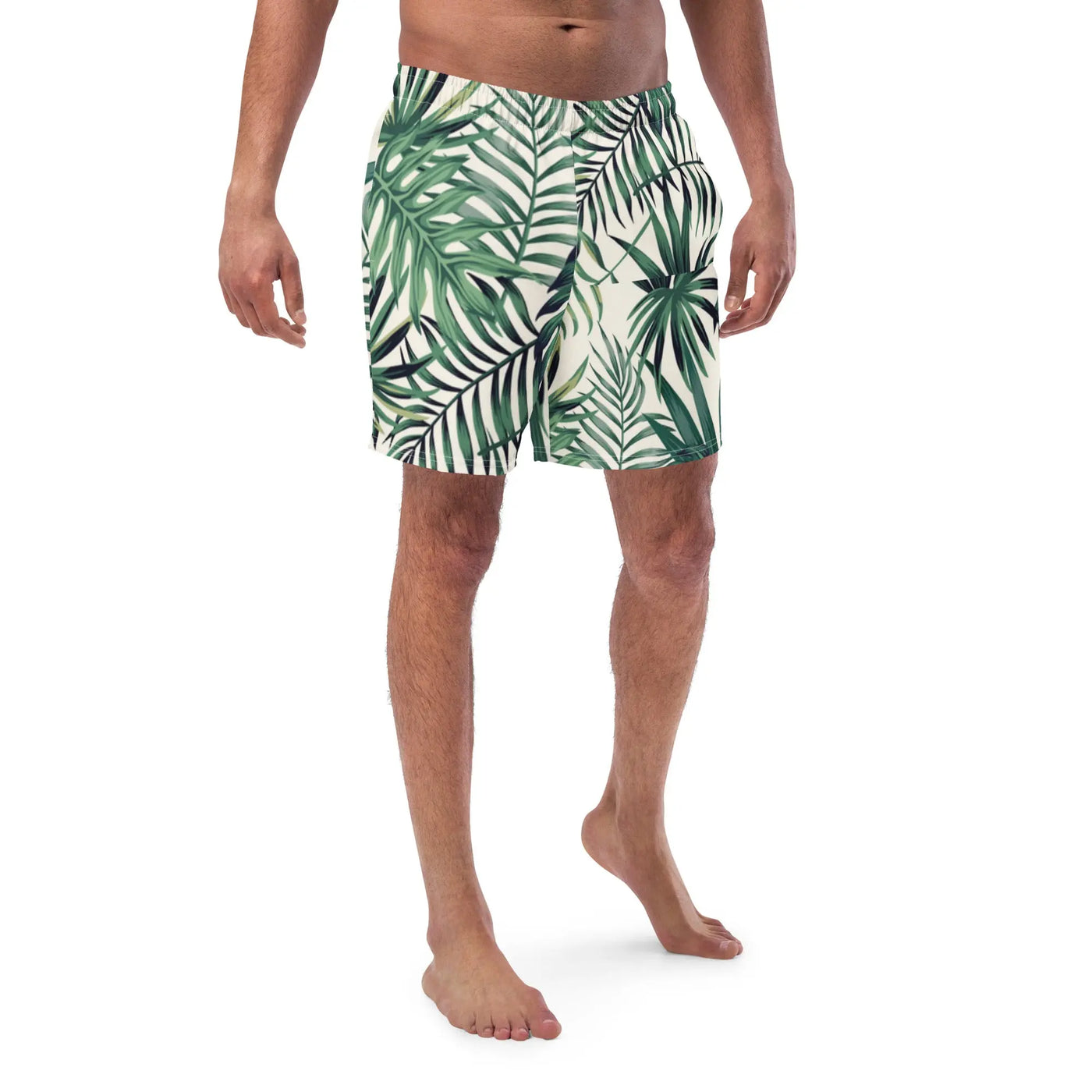Men Swim Trunks Design | Leaves Prints Design Swimsuit Swimcore