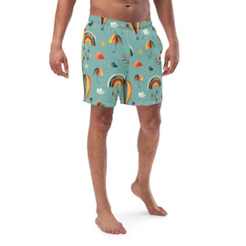 Men Swim Trunks Design | Swim in the Sky Swimsuit Swimcore