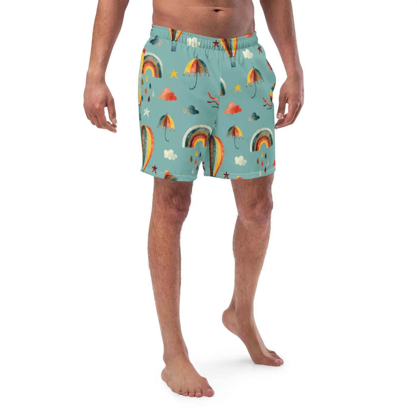 Men Swim Trunks Design | Swim in the Sky Swimsuit Swimcore