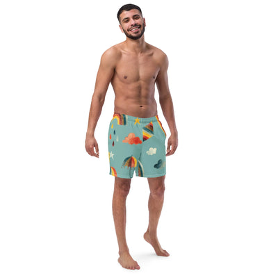 Men Swim Trunks Design | Swimming in the Sky Swimcore