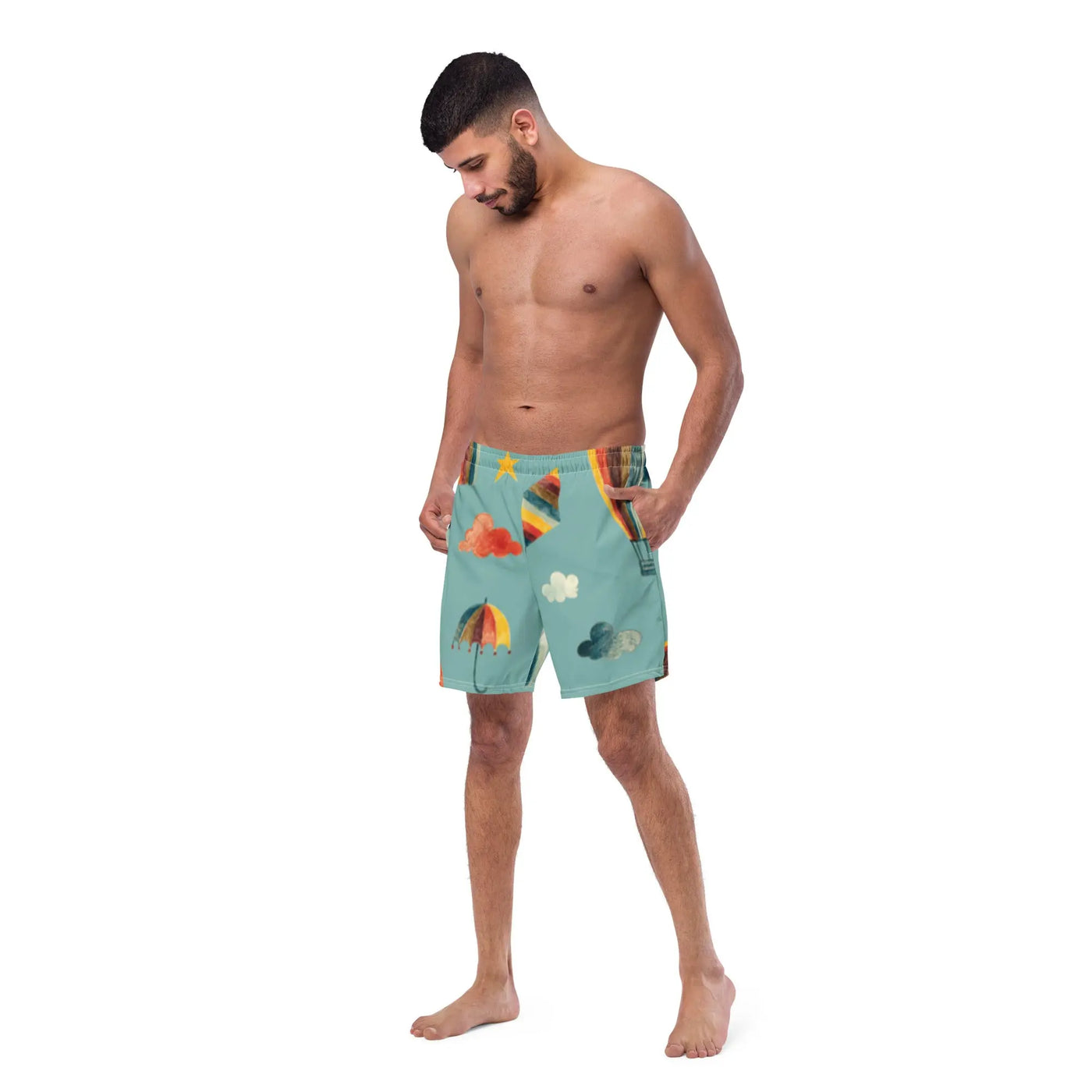 Men Swim Trunks Design | Swimming in the Sky Swimcore