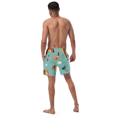 Men Swim Trunks Design | Swimming in the Sky Swimcore