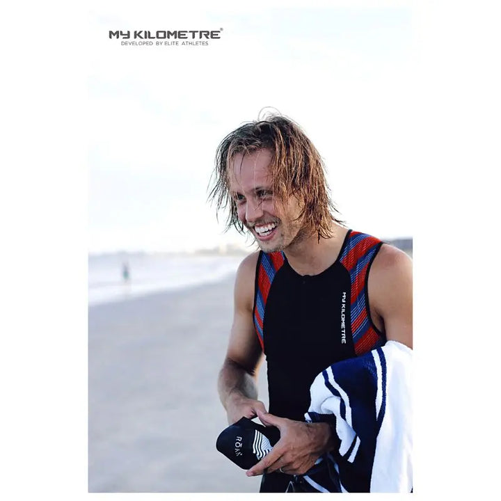 Men Triathlon Suit Sleeveless | Tri Race Suit Skinsuits Swim Cycle Run Swimcore