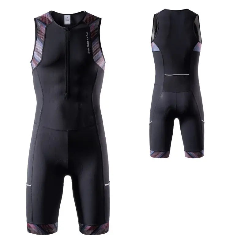 Men Triathlon Suit Sleeveless | Tri Race Suit Skinsuits Swim Cycle Run Swimcore