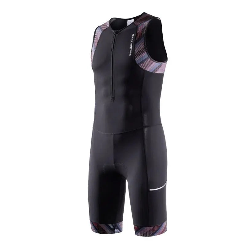 Men Triathlon Suit Sleeveless | Tri Race Suit Skinsuits Swim Cycle Run Swimcore