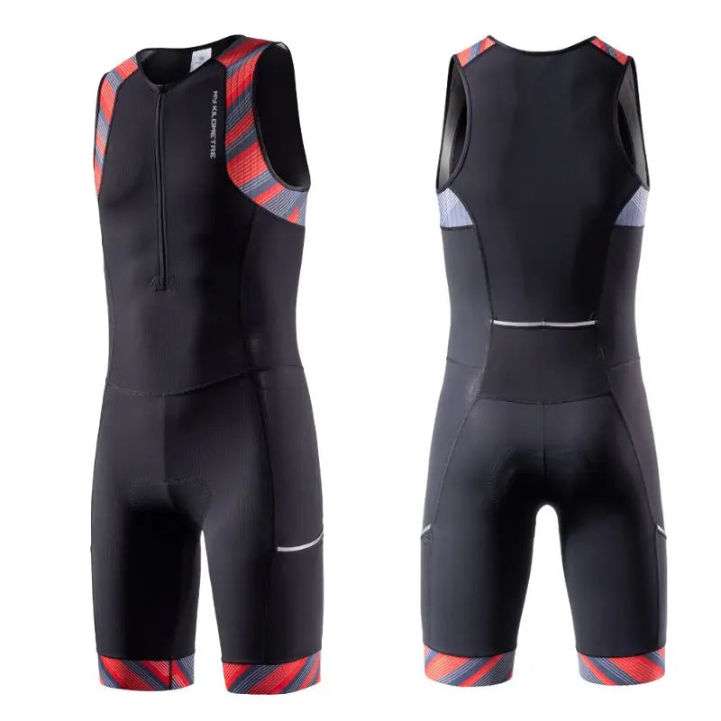 Men Triathlon Suit Sleeveless | Tri Race Suit Skinsuits Swim Cycle Run Swimcore
