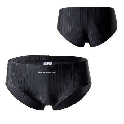 Mens Solid Swim Briefs | Sport Men Swimsuit Training Swimcore