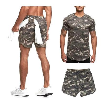 Mens Sportswear Gym Set | Fitness Men Top Bottom Sets Swimcore