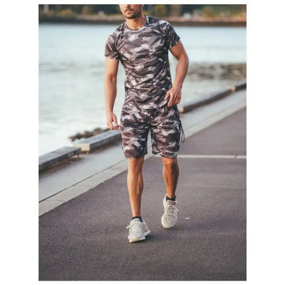 Mens Sportswear Gym Set | Fitness Men Top Bottom Sets Swimcore