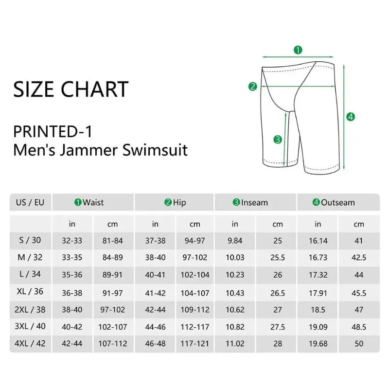 Mens Swim Jammers Athletic | Competition Training Swimsuit Swimcore