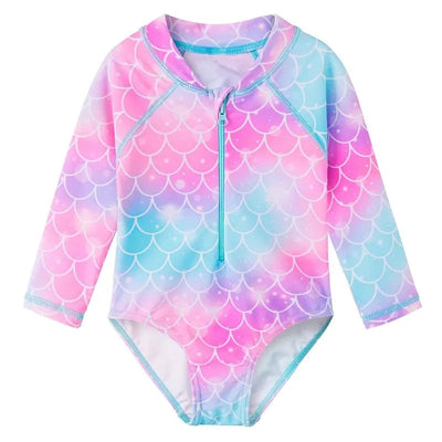 One Piece Girl Swimsuit | 0-6 yo Kids Baby Swimwear Swimcore