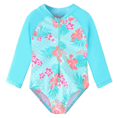 One Piece Girl Swimsuit | 0-6 yo Kids Baby Swimwear Swimcore