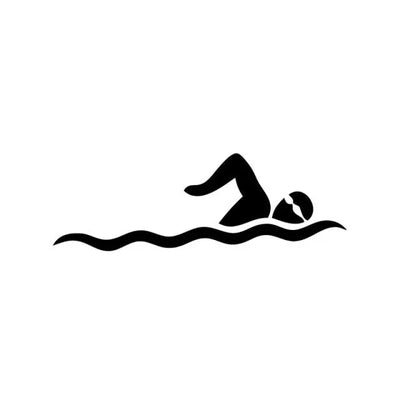 Personality Diving Sport Vinyl Swimming Stickers | 14.5cm*5cm Swimcore