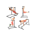 Portable Pull-up Bar & Dip Station | Pull-up Dip Station Swimcore