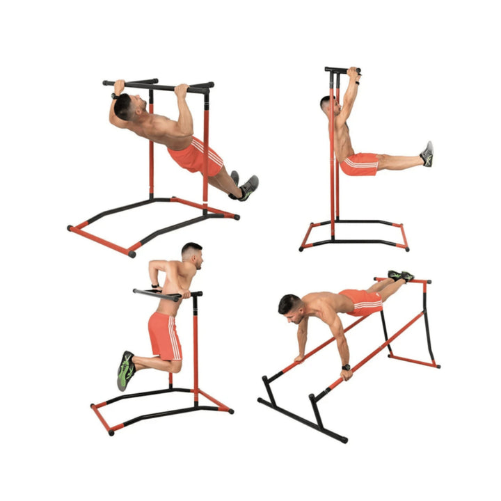 Portable Pull-up Bar &amp; Dip Station | Pull-up Dip Station Swimcore
