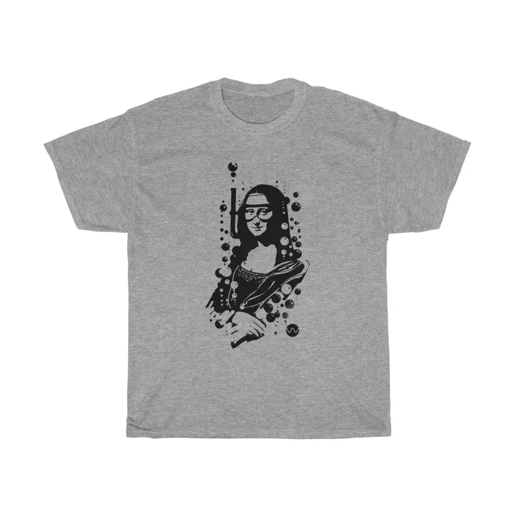 Scuba Monalisa | Swimcore Unisex Heavy Cotton Tee Printify