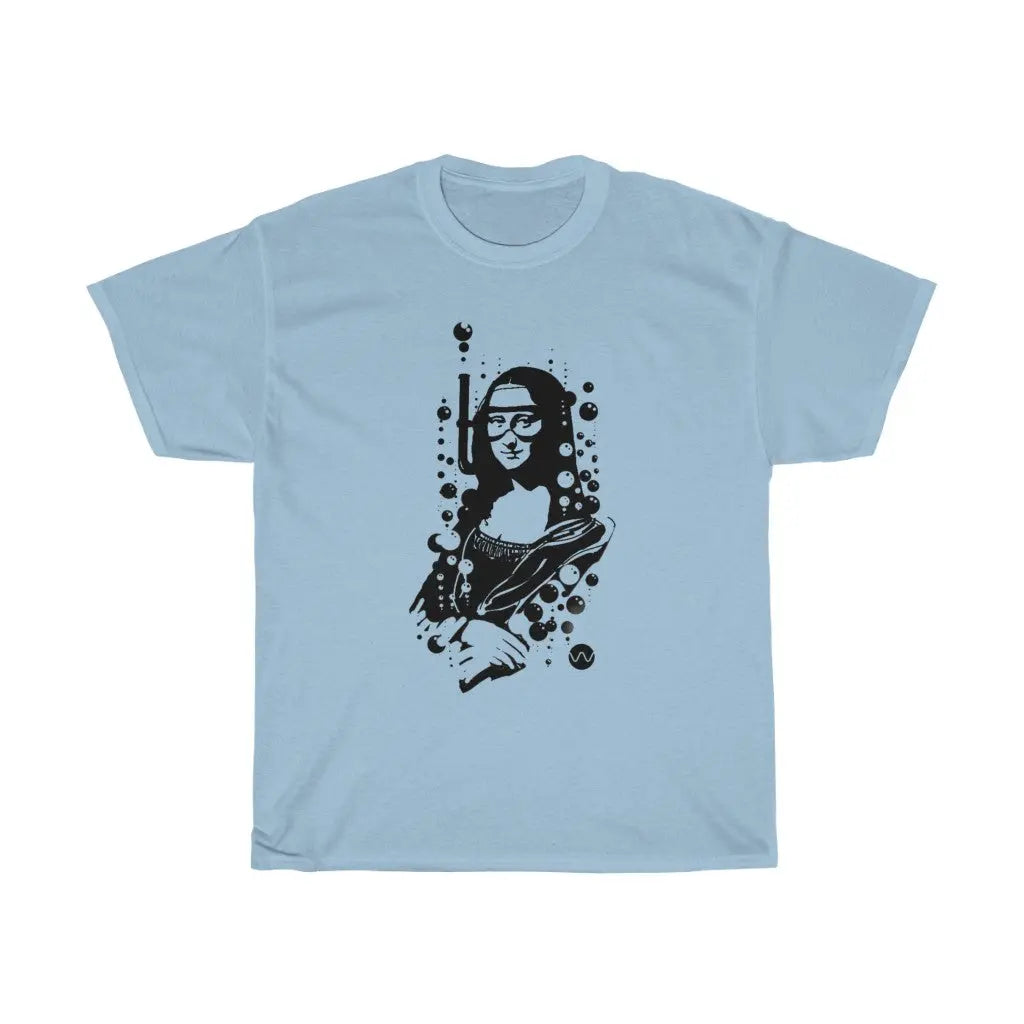 Scuba Monalisa | Swimcore Unisex Heavy Cotton Tee Printify