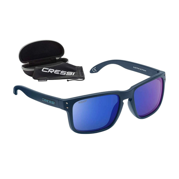 Lunettes De Soleil Cressi Bivi Unisex – Verres Polarisés UV400, Monture TR90 Incassable, Pour Sports Nautiques Et Plein Air