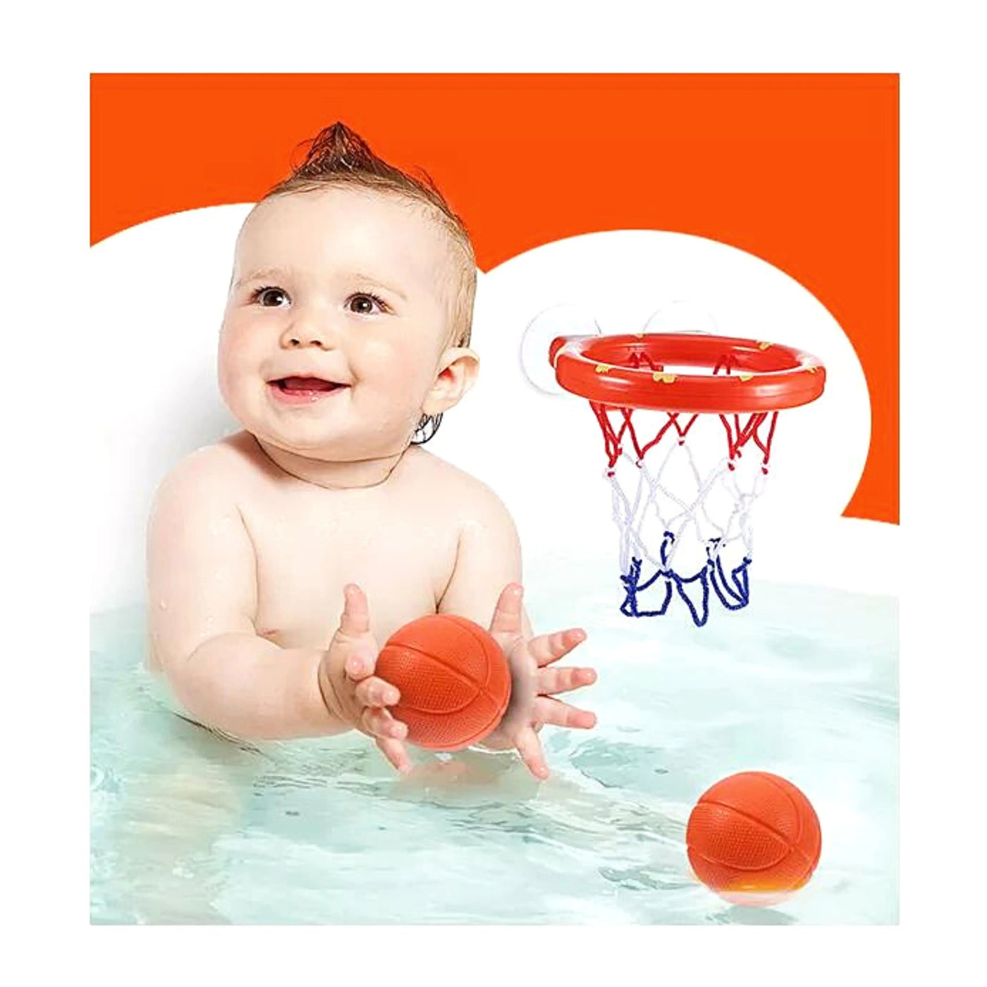 Swim Toys Kids Shooting Basket Bathtub | Toddler Bath Play Set Swimcore