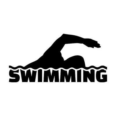 Swimmer Sticker | Swimming Sports Styling Stickers | 16.7CM*8.3CM Swimcore