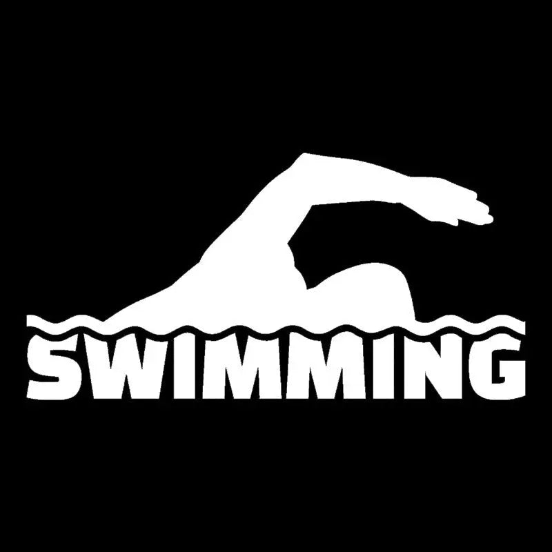 Swimmer Sticker | Swimming Sports Styling Stickers | 16.7CM*8.3CM Swimcore