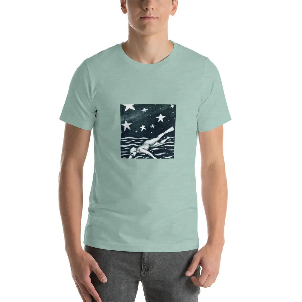 Swimming Through The Stars | Swimcore Unisex t-shirt Swimcore
