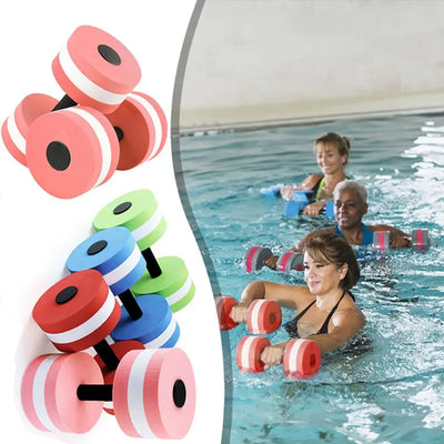 Water Floating Sponge Dumbbell for Swimming Pool Exercise Swimcore
